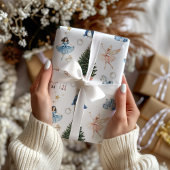 Kerstman met Notenkraker Inpakpapier Vel