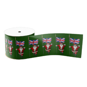 kerstman met ontslag uit het Verenigd Koninkrijk Grosgrain Lint