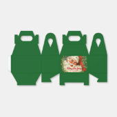 kerstman met pijnlijke kerstmis bedankdoosjes (Uitgevouwen)