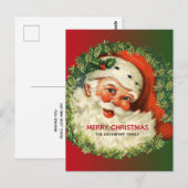 kerstman met pijnlijke kerstmis briefkaart (Voorkant / Achterkant)