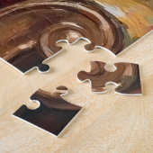 Kerstman met Pug Kerst Kunst Legpuzzel (Zijkant)