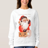  kerstman met radiovakantie trui (Voorkant)