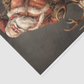 Kerstman met rendier 2 Decoupage papier (Detail)