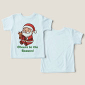 Kerstman met rendierenspeelgoed (Ontwerp Voorkant & Achterkant)