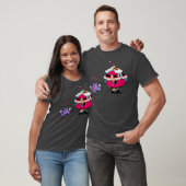 kerstman met retro t-shirt (Unisex)