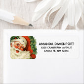 kerstman met ringzegen etiket (Insitu)