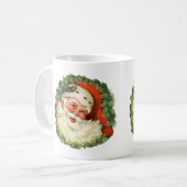  kerstman met ringzegen koffiemok (Voorkant links)