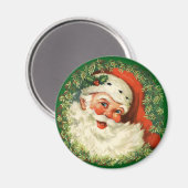  kerstman met ringzegen magneet (Voorkant / Achterkant)