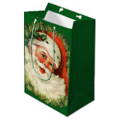  kerstman met ringzegen medium cadeauzakje (Voorkant Gekanteld)