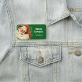  kerstman met ringzegen naamplaatje (In situ)