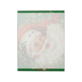 kerstman met ringzegen notitieblok (Linkerzijde)