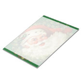 kerstman met ringzegen notitieblok (Schuin)