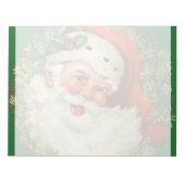  kerstman met ringzegen notitieblok (Voorkant)