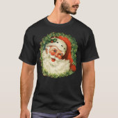 kerstman met ringzegen t-shirt (Voorkant)