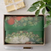 kerstman met ringzegen tissuepapier (Geschenk)