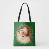 kerstman met ringzegen tote bag (Voorkant)