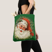 kerstman met ringzegen tote bag (Dichtbij)