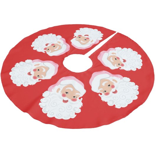 Kerstman met roze Pet met kerstmis Kerstboom Rok (Gekanteld)