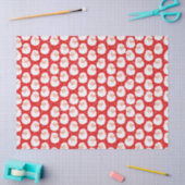 Kerstman met roze Pet met kerstmis Tissuepapier (Craft)