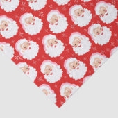 Kerstman met roze Pet met kerstmis Tissuepapier (Detail)