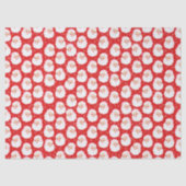 Kerstman met roze Pet met kerstmis Tissuepapier (Voorkant)