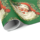  kerstman met rugleuning cadeaupapier (Rol Hoek)