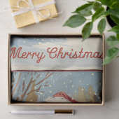 Kerstman met sneeuwman Kerst Tissuepapier (Geschenk)