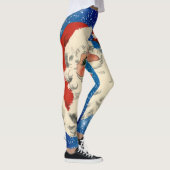 kerstman met snoepriet leggings (Rechts)