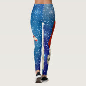 kerstman met snoepriet leggings (Achterkant)