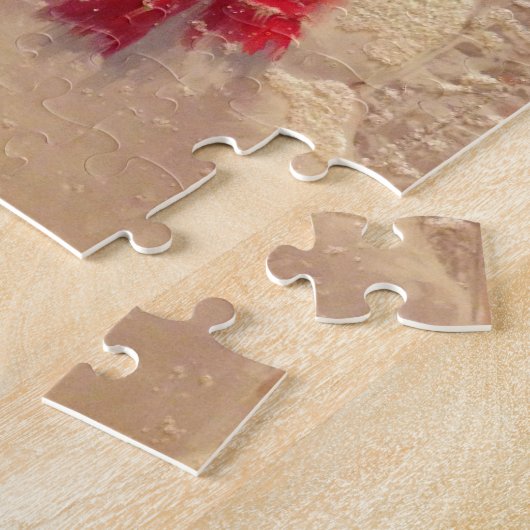  kerstman met Snowman | FEESTDAGEN Legpuzzel (Zijkant)