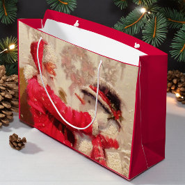  kerstman met Snowman Groot Cadeauzakje