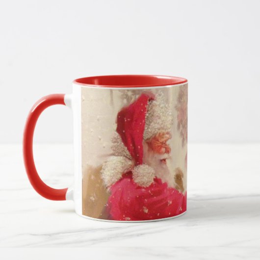  kerstman met Snowman Mok (Links)