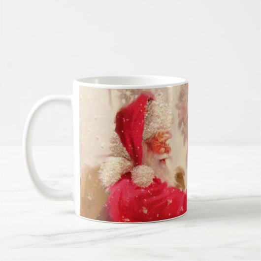  kerstman met Snowman Mok (Links)