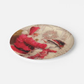  kerstman met Snowman Papieren Bordje (Gekanteld)