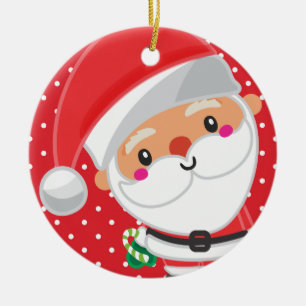 kerstman met speciale kerstman keramisch ornament