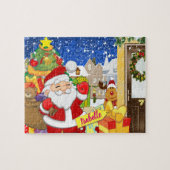  kerstman met speciale passie Jigzaag Puzzle Legpuzzel (Horizontaal)
