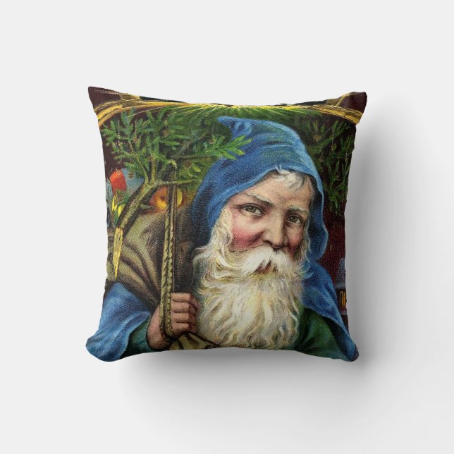  kerstman met speelgoed 3 kussen (Voorkant)