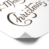 Kerstman met speelgoed en trommel poster (Hoek)