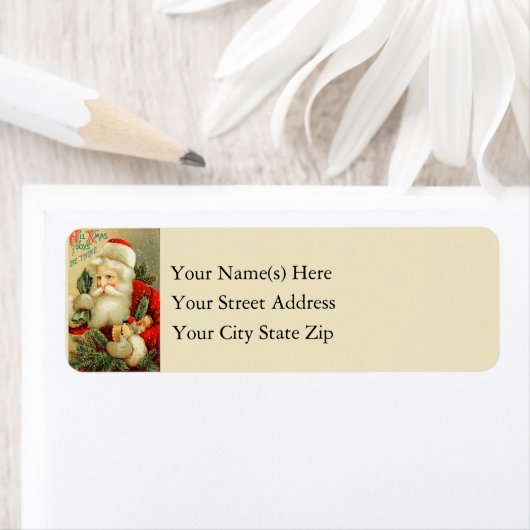  kerstman met speelgoed etiket (Insitu)