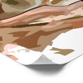  kerstman met speelgoed poster (Hoek)