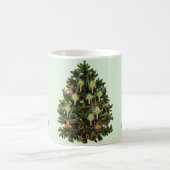 Kerstman met speelgoed Vrolijk Kerstfeest Koffiemok (Center)