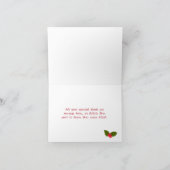 Kerstman met  stijl - kerst met piloot Dank u Bedankkaart (Binnen)