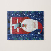 Kerstman met Stocking Legpuzzel (Horizontaal)