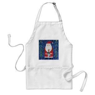 Kerstman met Stocking Standaard Schort