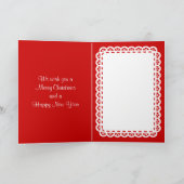  Kerstman met Sugar Snoep Christmas Feestdagen Kaart (Binnen)