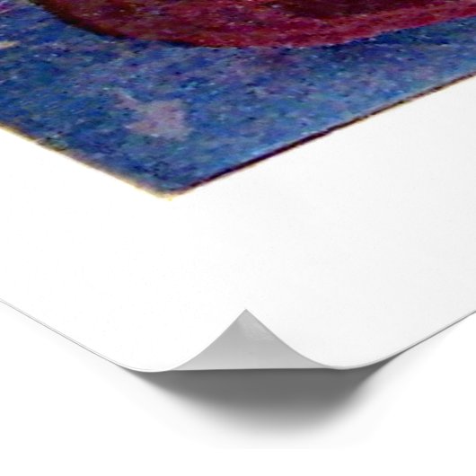 Kerstman met Teddy en Krampus in een doos Poster (Hoek)