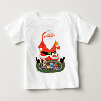 Kerstman met trein