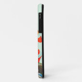 Kerstman met trein Case-Mate iPhone case (Achterkant/links)