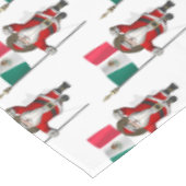 Kerstman met vaandel van Mexico Tafelkleed (Gekanteld)
