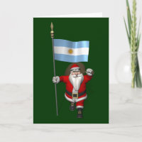 kerstman met vertrek uit Argentinië